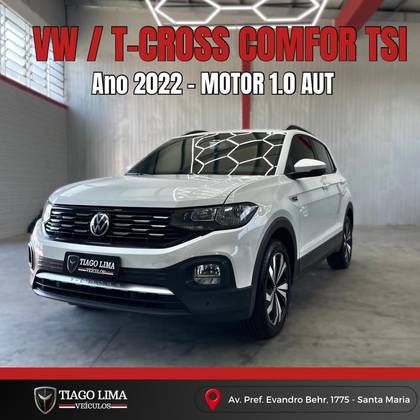 VOLKSWAGEN T-CROSS 1.0 200 TSI TOTAL FLEX COMFORTLINE AUTOMÁTICO VOLKSWAGEN T-CROSS 1.0 200 TSI TOTAL FLEX COMFORTLINE AUTOMÁTICO